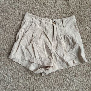 SHEIN cream colored shorts